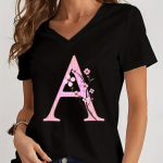 Inglise t&auml;htedega T-s&auml;rgid 3D-prindiga naiste l&uuml;hikeste varrukatega T-s&auml;rgid V-kaelusega t&auml;navariided &uuml;lisuured harajuku naiste t-s&auml;rgid &uuml;ler&otilde;ivad S