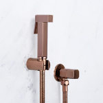 Tuqiu k&auml;eshoitav bidee pihusti Douche tualettkomplekt Rose Gold Brass Shattaf du&scaron;ipea vask klapikomplekt Jet bideesegisti komplekt