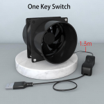 USB reguleeritava kiirusega jootmise suitsuneelaja ESD suitsueemaldusventilaatori torutoru v&auml;ljat&otilde;mbeventilaator koos 1M toruvanni ventilatsiooniventilaatoriga