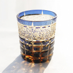 K&auml;sit&ouml;&ouml; Jaapani stiilis Edo Kiriko viskiklaas tumbler v&auml;rvilised k&auml;sitsi l&otilde;igatud klaasid v&auml;rvilise varjundiga old fashioned klaasid 240ml