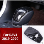 Toyota RAV4 RAV 4 2019 2020 Auto Tarvikud Interj&ouml;&ouml;r S&uuml;sinikkiust Stiilis K&auml;iguvahetuspaneel K&auml;igukangi Pea Kate ABS Liistud Dekoratsioon s pruun