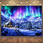 Talvehommiku P&otilde;hjap&otilde;der J&otilde;ulupuu Seinale Riputatav Vaip J&otilde;ulud Seinale Riputatav Puu Seinale Riputatav Imeilus J&otilde;ulupuu Kamin Kingitused 150x150cm