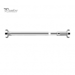 35/50cm pingutuskardinapuu vanikuhoidja Reguleeritav laiendatav, puurimata, libisemisvastane roostevabast terasest ukseava aken, kapp pingutusvarda vannituba 50cm h&otilde;be