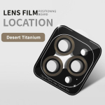 Metallist r&otilde;ngast objektiivi kaitsega karastatud klaasist kaamera kate iPhone 16 15 14 13 12 11 Pro Max 16 Plus 13 Mini jaoks 16/16 Plus must