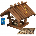 Linnus&ouml;&ouml;tur - KOTARBAU - Looduslik puit - Tume pruun - 0,5 kg s&ouml;&ouml;da jaoks - V&auml;litingimustesse pruun