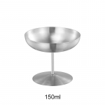 304 Roostevaba teras Restoraniklaas Vein Magustoit K&otilde;rge jalaga Baar J&auml;&auml;tise tarvikud 150ml