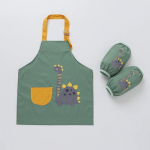 Laste p&otilde;ll Veekindel Poiste T&uuml;drukute Kokandus Joonistamine S&auml;rk Kunst Maalimine P&otilde;ll Lastele Smock Lasteaia P&otilde;ll Varrukakaitse roheline