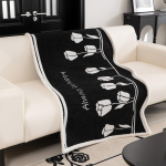 Tulp Lilled Diivanikatted Pehme Palus Mooduldiivan Kohev Libisemiskindel Diivanikate M&ouml;&ouml;blikaitse Ebaregulaarsus Padi Vaip 70x70 white