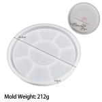 Suur &uuml;mmargune hoiualus Silikoonvorm, puuviljataldrik, alusaluse vorm DIY keraamiline savivaik, tsemendist betoonist valuvormid kodusisustus