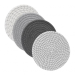 4 tk. Kuumade roogade ilualused Kuumad potid ja pannid Paksud kuumakindlad kohamatid Pliidiplaadimatid K&ouml;&ouml;gialused lauaplaadile 18cm