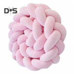 Dekoratiivne padi &uuml;mberringi kaitseb voodite ja diivani k&uuml;lgi ja nurki Pehme PP puuvillane t&auml;idis Kolme kiuduga punutisega v&otilde;revoodi punutud tarvik sinine