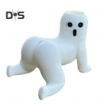 Big Booty Ghost Planter Vaigu &otilde;huga taimehoidik lauaplaadi sisekujundus Kummitus kukutav tagumik Lillepoti kink peres&otilde;pradele taimes&otilde;pradele valge