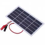 2W 5V pol&uuml;kristalliline r&auml;ni isetegemine, kasutades p&auml;ikesepaneeli, kerge klambriga 173x99x2MM(2W 5V klamber )