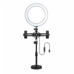 LED Selfie R&otilde;ngasvalgusti Fotograafia Videovalgus Ringvalgusti Telefoni Alus Statiiv T&auml;itevalgus Reguleeritav Lamp Voogedastus