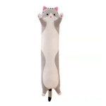 50-130cm Kawaii Pehme T&auml;idisega M&auml;nguasi Hiiglaslik Pikk Kass Pl&uuml;&uuml;sipadi Pl&uuml;&uuml;sid Pigistatav Diivanipadi Dekoratsioon S&uuml;nnip&auml;evakingitused Poistele 70cm
