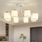 Kreemjas stiilis restorani valgusti, kodune magamistoa rippvalgusti Max 40W Esik Magamistuba K&ouml;&ouml;k Restoran Kool Hotell Pood Diameter-8 headlight white