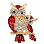 &Ouml;&ouml;kullid Pross J&otilde;ulukingid N&otilde;elad Korsage Kaks &Ouml;&ouml;kulli N&otilde;elad &Uuml;likond Retro Prossid 3.2*4.4cm