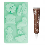 Moule en silicone Summer + 1 Stylo chocolat