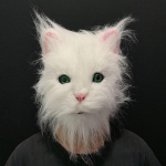 Halloweeni mask kost&uuml;&uuml;m kass peo tarvikud festival lavastus