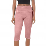 Naiste madala v&ouml;&ouml;kohaga slim-fit venivusega v&ouml;&ouml; ja kaks l&uuml;hendatud s&auml;&auml;rtega vabaaja puusat&otilde;stvad joogap&uuml;ksid L kollane