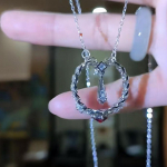 Anime Tian Guan Ci Fu Hua Cheng Xie Lian Cosplay kaelakee Unisex ripats Heaven Ametniku &otilde;nnistusega klavikulekett Ehted