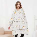 USB Kolmetsooniline Soojendusega Kapuutsiga Tekk &ndash; Paks, Kantav, Suur Suurus, Euroopa ja Ameerika stiil