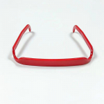 Naiste kandilise raamiga p&auml;ikeseprillide stiilis juuksepael &ndash; suvine piiri&uuml;lene eksklusiivne punane