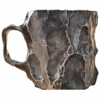 Elegantne geoodkristalliga kohvikruus - Mineraalkristalliga kohvitass Kvartskivist tass, Ideaalne kuumade jookide jaoks hall