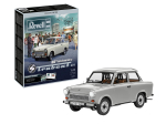 Saksa Revell Trabant 601 60. aastap&auml;eva eksklusiivne v&auml;ljaanne plastikmudeli kokkupanekukomplekt 05630 1/24 (Auto) gray