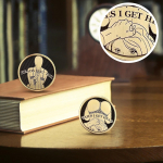 Huvitav esi- ja tagak&uuml;lg Metall, humoorikas, l&otilde;busad kingitused One Size