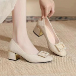 Mood Naiste K&otilde;rged Kontsad Mustad Mula Kontsad Naised J&auml;medad Teemantidega Elegantsed Kingad Pidu Pulm Naiste Pumbad Pluss Suurus Naiste Kingad 42