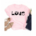 Uus armas armastuse s&uuml;damekujuline kass 3D-prindiga naiste T-s&auml;rk vabaaja suvised naister&otilde;ivad koomiksiga T-s&auml;rgid S