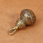 Brass Blessing Lotus Gourd Charms Lucky v&otilde;tmehoidja ripatsid pillikarbi konteiner one size