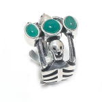 Green Onyx Handmade 925 Sterling Silver Jewelry Ring Size Adjustable i0n17