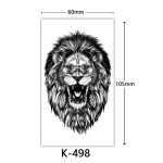 V&auml;ikesed V&auml;rsked Veekindlad T&auml;toveeringukleebised: Inglise t&auml;hed, lilled, liblikad, visandijooned 60*105 mm