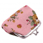 Rose Canvas Mini rahakott Naiste riidest rahakott Armas v&auml;ike rahakott lastele valge