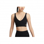 Nike Zenvy Dri-Fit Sooniline Mood Nahas&otilde;bralik Hingav Mugav Spordialuspesu Naiste Aluspesu Must HF5379-010 XS