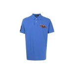 Polo Ralph Lauren tikitud logoga l&uuml;hikeste varrukatega polos&auml;rk Meeste topid Sinine 710814437-013 XS blue