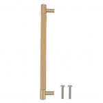 Kapi ukse k&auml;epide 224MM auguvahe Nahk Messing Valgusluksus Kapi Baar T&otilde;mbek&auml;epide Kodu jaoks