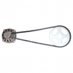 6T K&auml;igukast Siduritrummel Kella korpus T8F Kett 54 Hambaga Hammasratas Sobib 43cc 49cc PIT Kvadrattsiklile Krossikale