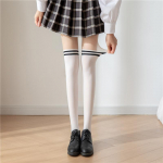 Kaheosalised triibulised &otilde;mblustega sukkp&uuml;ksid naiste konksudevastased siidist v&otilde;lss&auml;&auml;red v&otilde;lsk&otilde;rgeni p&otilde;lveni aluskiht realistlikud sukkp&uuml;ksid JK sukad average size