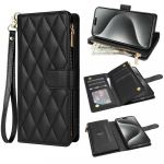 Randmepaeliga crossbody telefonikott iPhone 16 15 14 11 13 12 Mini X XR XS Pro Max 8 Plus jaoks, rahakott kaardihoidjaga, nahast kate iPhone 12 Mini