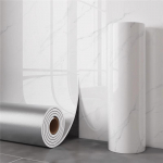 Marmorist plaatide imitatsiooniga tapeet, isekleepuv veekindel niiskuskindel vannitoaseina taustkaunistusega seinakleebis 40cm*3m