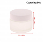 5/10/15/20/30/50/100G mattklaasist korduvt&auml;idetavad salvipudelid t&uuml;hjad kosmeetilised purgid, lauv&auml;rvi n&auml;okreemikonteiner 20g