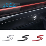 Auto Tagakate Pagasiruum S Embleem Porsche Macan Cayenne Panamera 718 911 jaoks Auto V&auml;lisdisaini Tarvikud must