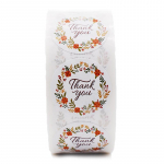500Pcs/roll Floral Thank You Sticker for party Package stationery sticker