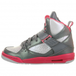 Air Jordan Flight 45 High GS Cool Grey Laste tossud Valge-Metallik-Plaatina-D&uuml;naamiline-Roosa 524864-029 36