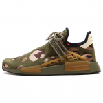 Pharrell x adidas NMD Human Race Loomamustriga - Oliivirohelised Unisex tossud Roheline fookus-Oliiviroheline Tume pruun HQ9148 44⅔