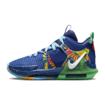 Nike LeBron Witness 7 GS Kaleidoscope Laste tossud Sinine S&uuml;gav-Kuningsinine M&auml;ngu-Sinine DQ8650-400 40
