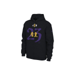 Nike Los Angeles Lakers LeBron James Spordikasiuaalne Pusa Kapuutsiga Meeste Pealisr&otilde;ivad Must CU2932-010 S